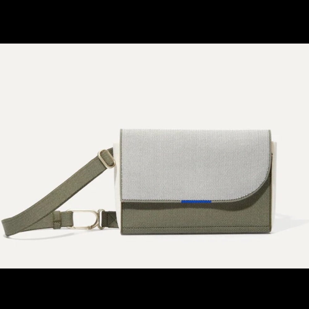 Rothy’s Belt Bag/Clutch Bag Sage Green